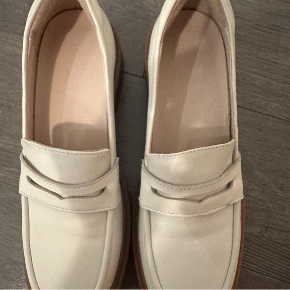 Dwarves Academic Style Leather Loafers Bone - Picture 5 of 8